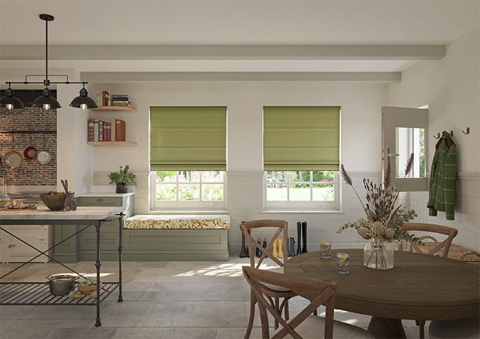 Ascot, Muted Green - Twist&Fit Roman Blind - Image 8